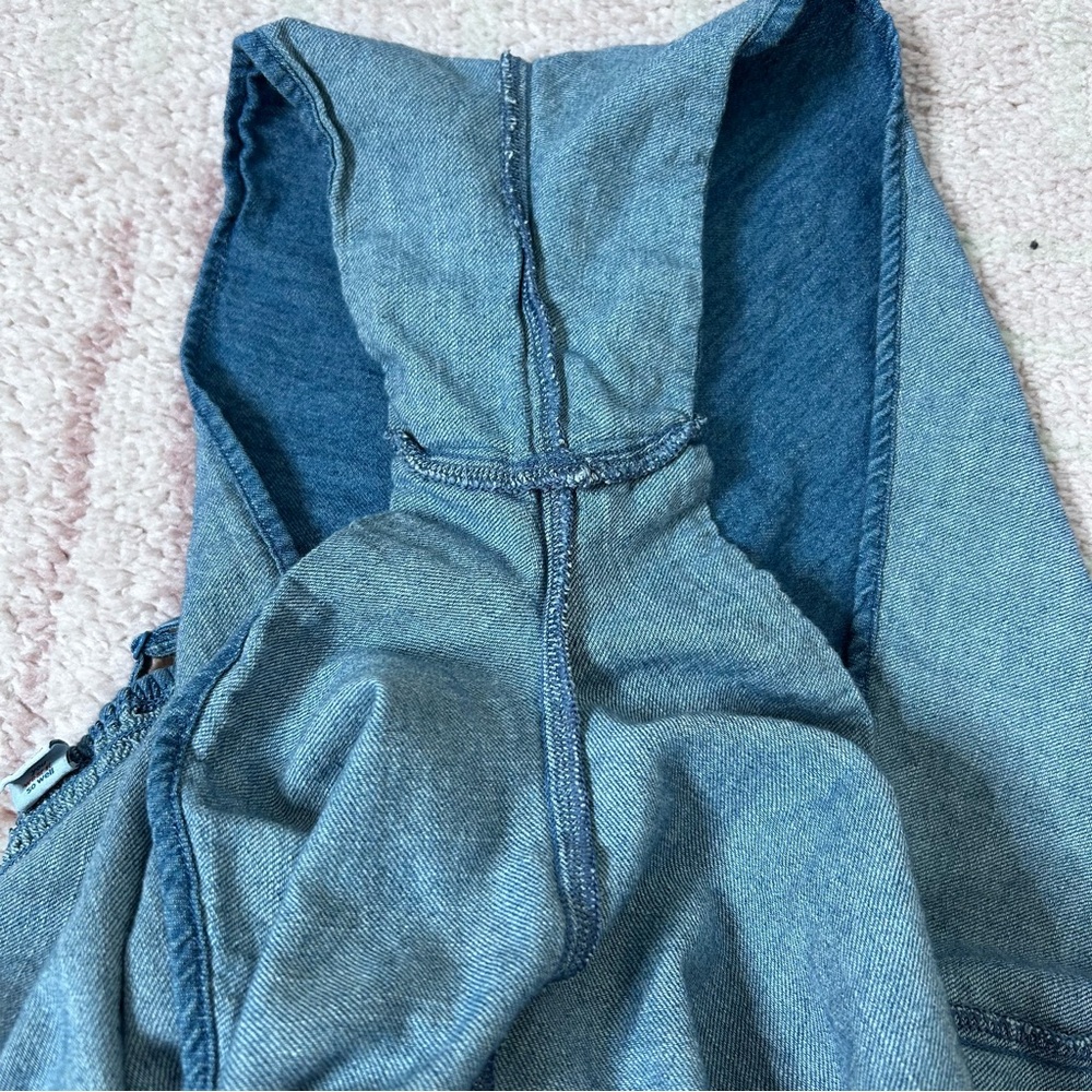 Old Navy Chambray Denim Romper Size XXL Cotton Spring Summer Festival Playsuit - Picture 5 of 11